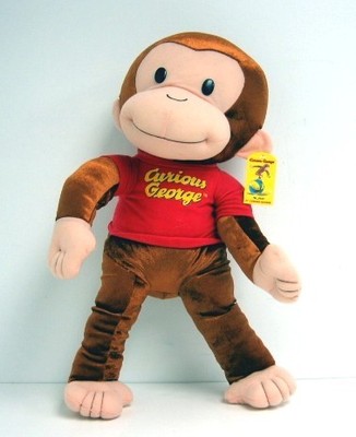 talking curious george stuffed animal